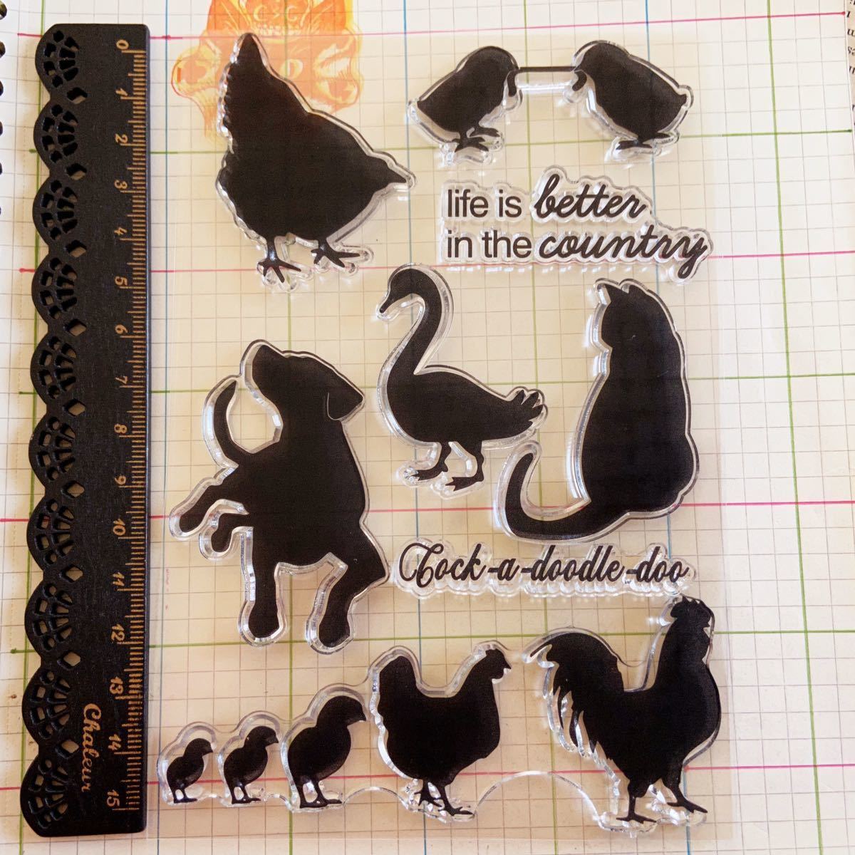 C C クリアスタンプ 送料円 動物 アニマル シルエット 影 犬 猫 鶏 家族 アヒル ミミズの取り合い はんこ アンマウント 鳥 スタンプ 売買されたオークション情報 Yahooの商品情報をアーカイブ公開 オークファン Aucfan Com