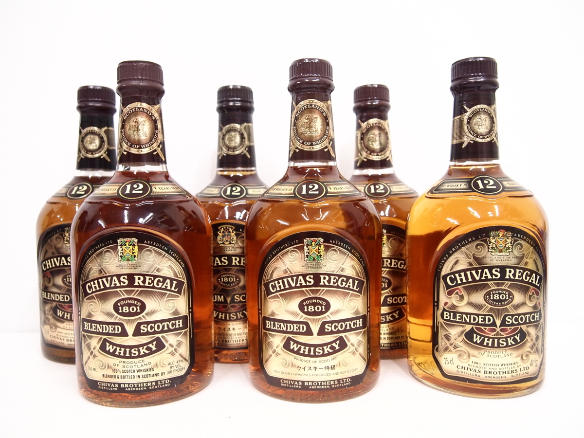1円スタート 6本セット CHIVAS REGAL シーバスリーガル スコッチ