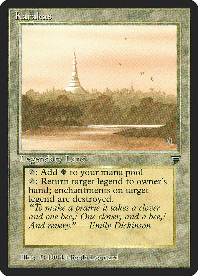 Karakas カラカス MTG 英語 英語】 LEG カラカス/Karakas 【SP】 L カラカス⁄Karakas》[LEG] 土地U