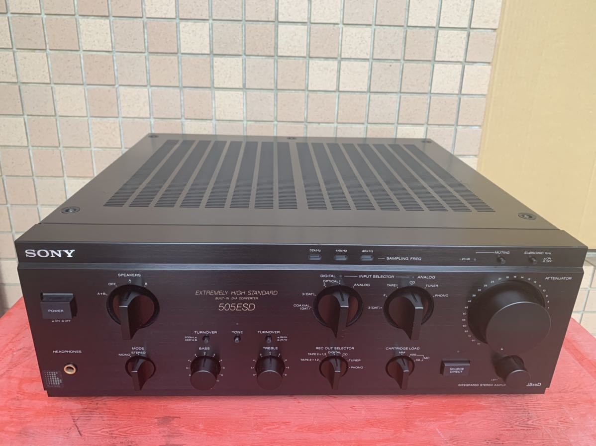 SONY プリメインアンプ TA-F505ESD (デジタル信号入出力端子付き)
