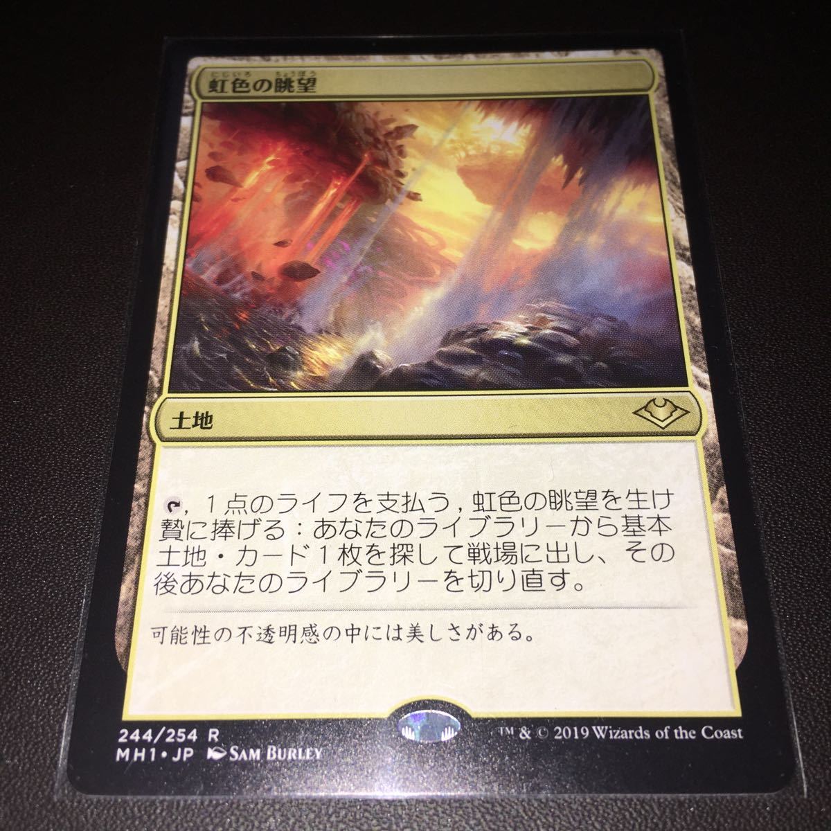 MTG 虹色の眺望 ロシア語foil MTG 虹色の眺望 日本語 ,ご覧頂きありがとうございます 【公式通販】