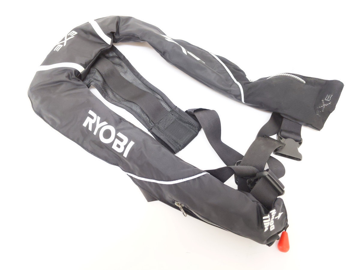 RYOBI リョービ 自動膨張式ライフジャケット 桜マーク付き RYOBI