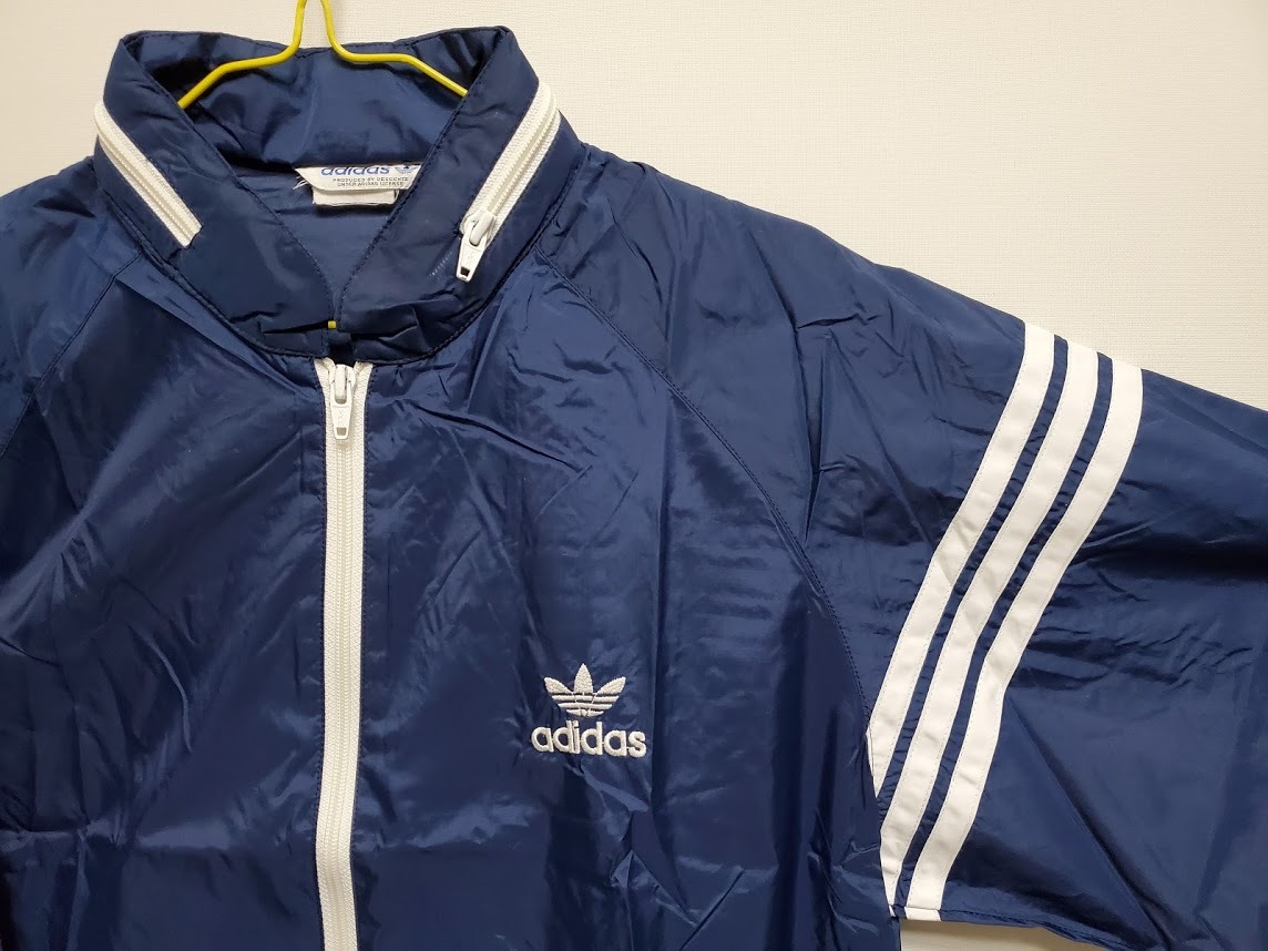 【安い，大得価】 意外と出回らないＬサイズ アディダス adidas かっこいい ネイビーの ウインドブレーカー ADS-200(アディダス)｜売買されたオークション情報、yahooの商品情報をアーカイブ公開 - オークファン ナイロン