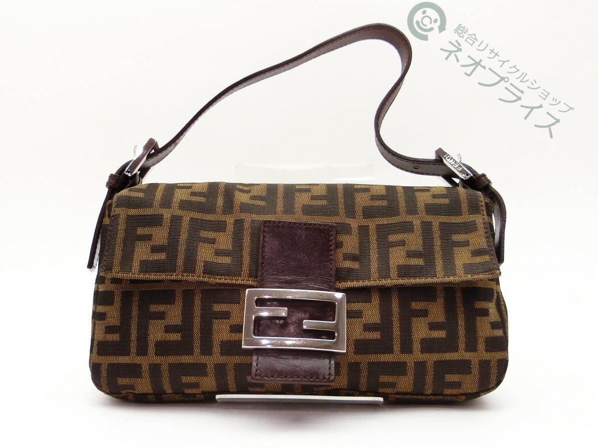 ◇Y2117 FENDI フェンディ ズッカ柄 マンマ バケット キャンバス 