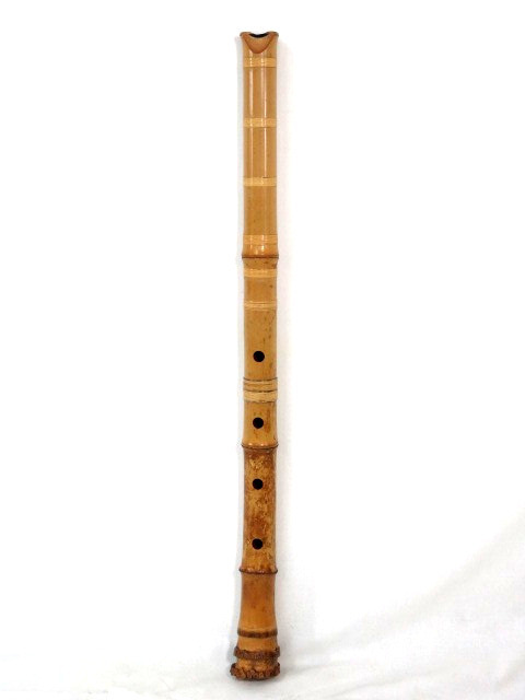 D363 都山流 昌山 歌口銀巻 銀三線 尺八 長さ約64.3cm 2026年最新