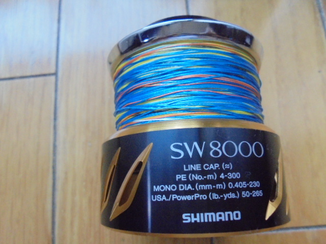13ステラSW8000 スプール ライン付き