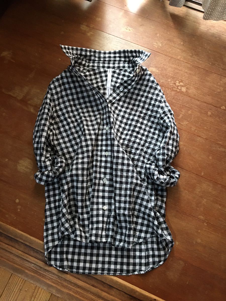 & Spick スピック＆スパン Span 黒×白 美品 大人ギンガムチェック