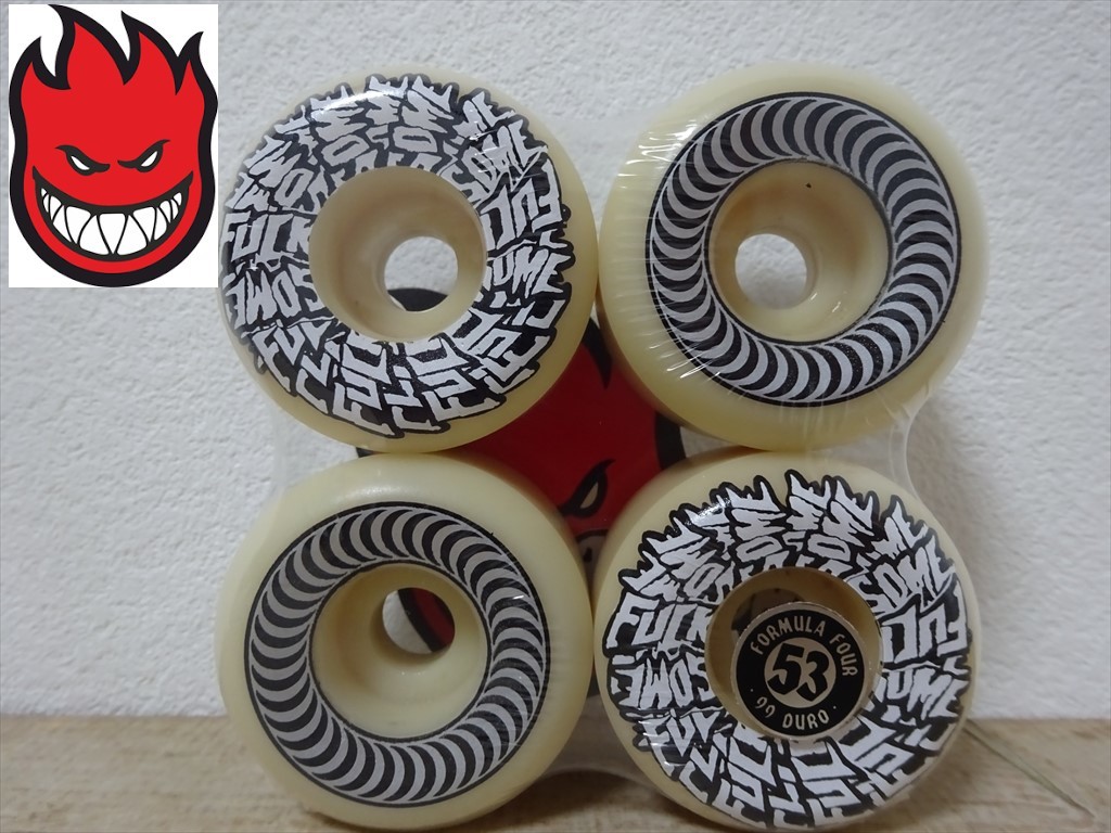 Spitfire - 53mm Formula F4 Conical Full Classic Four Wheels x SPITFIRE – &frasl; Awesome mm