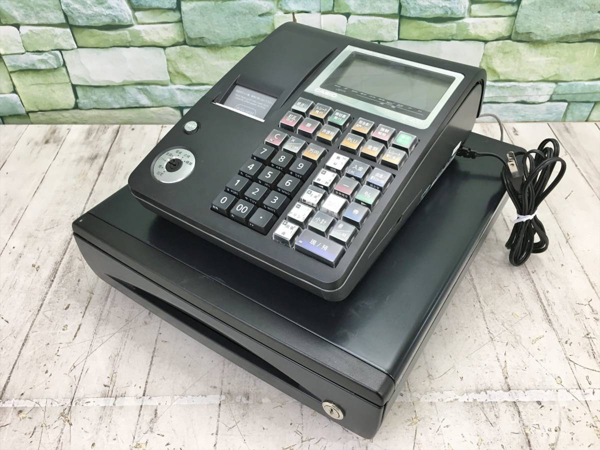 最新作，限定セール カシオ CASIO レジスター TE-400 BK ブラック 10部門 コンパクト DL-1218 ドロア分離型 鍵付き 2010LS043(レジスタ)｜売買されたオークション情報、yahooの商品情報をアーカイブ公開 - オークファン レジスタ