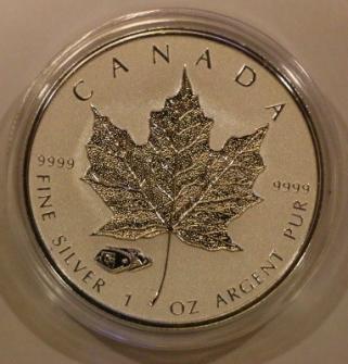 2016年カナダ メイプルリーフ銀貨 2セット カナダ メイプルリーフ銀貨 5ドル Mark 0 - 2016年 銀貨 V with Leaf