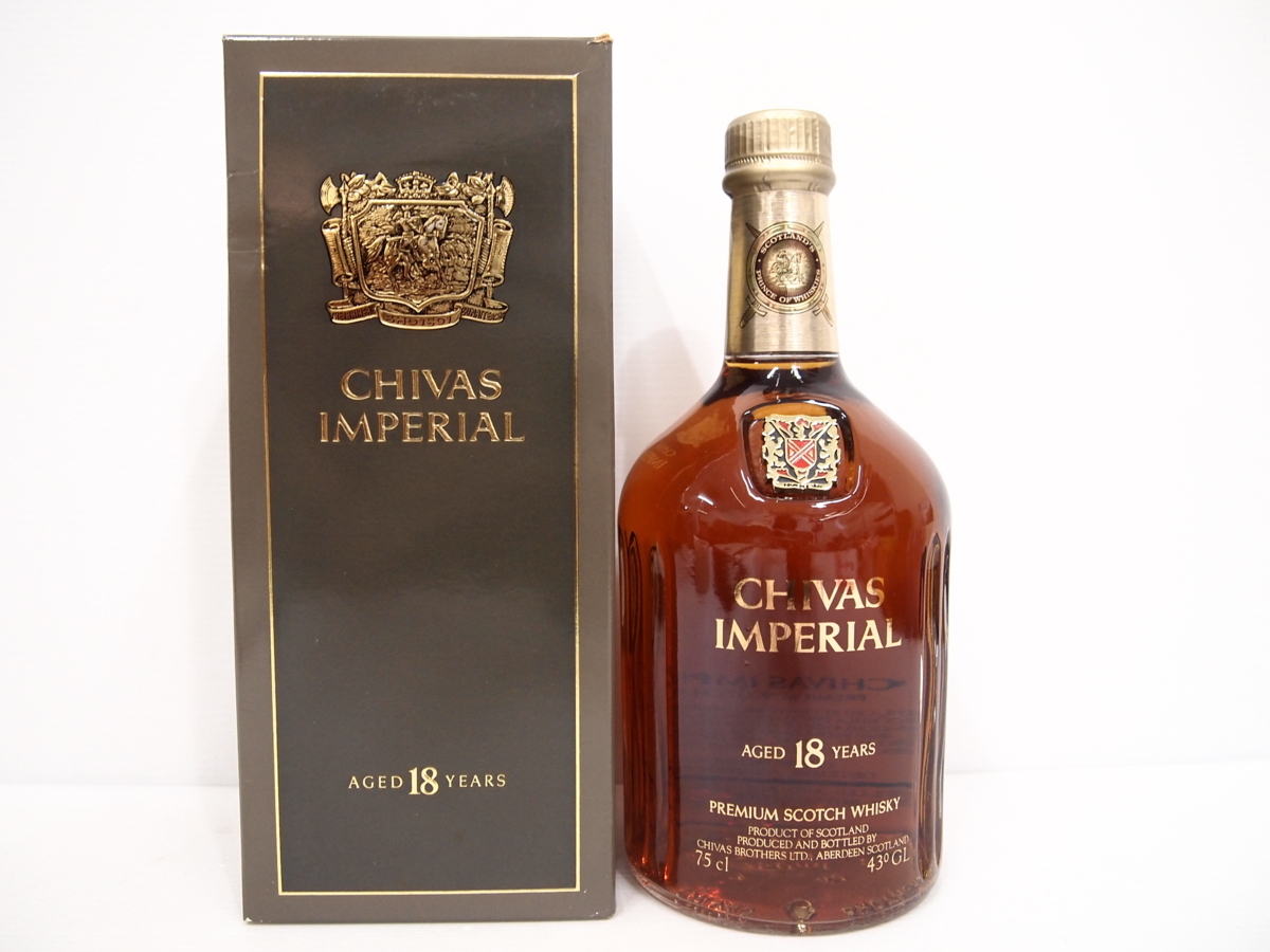 CHIVAS IMPERIAL PREMIUM SCOTCH WHISKY シーバス インペリアル 18年 プレミアム スコッチウイスキー 古酒 未開栓 L6239HD4 Chivas 0 Whisky スコッチウイスキー Years 90'S