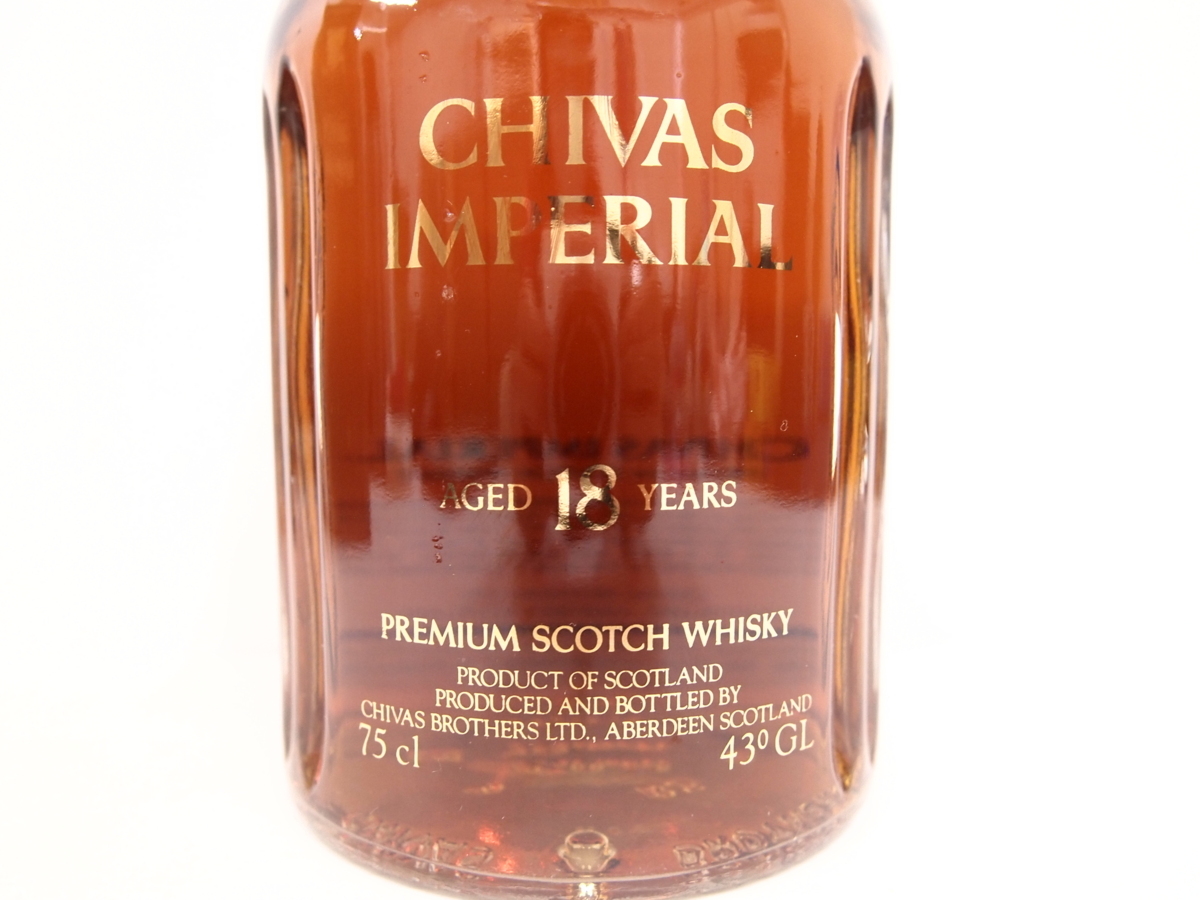 CHIVAS IMPERIAL PREMIUM SCOTCH WHISKY シーバス インペリアル 18年 プレミアム スコッチウイスキー 古酒 未開栓 L6239HD4 Chivas 0 Whisky スコッチウイスキー Years 90'S
