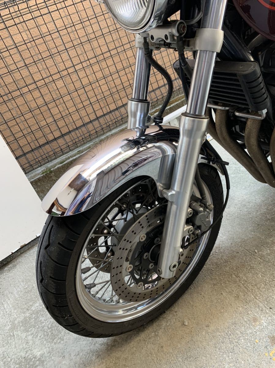 メッキ フロントフェンダー 汎用 Z2タイプ/ゼファー750・1100