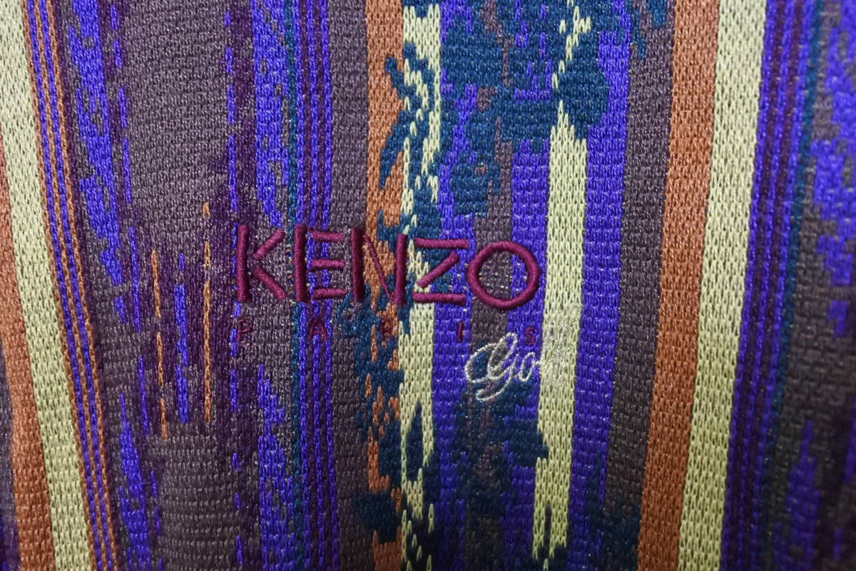 KENZO PARIS GOLF ケンゾー スウェット トレーナー size 2 総柄 花柄 