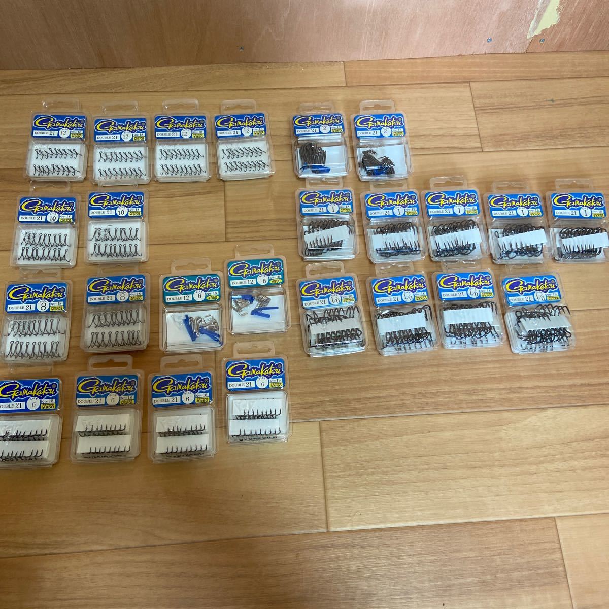 品質保証，爆買い がまかつ ダブルフック ダブル21 ダブル12 総額２万円以上 ビッグベイト プラグ(バス用)｜売買されたオークション情報、yahooの商品情報をアーカイブ公開 - オークファン バス用