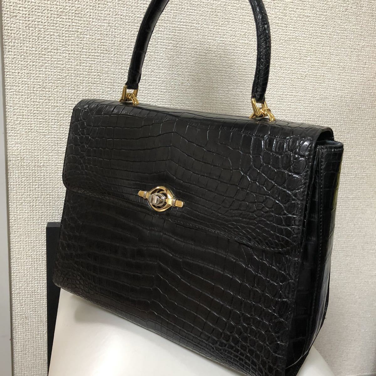 クロコダイル ハンドバッグ センター取り 0 スモール センター クロコダイル ハンドバッグ センター取り 0 スモール センター