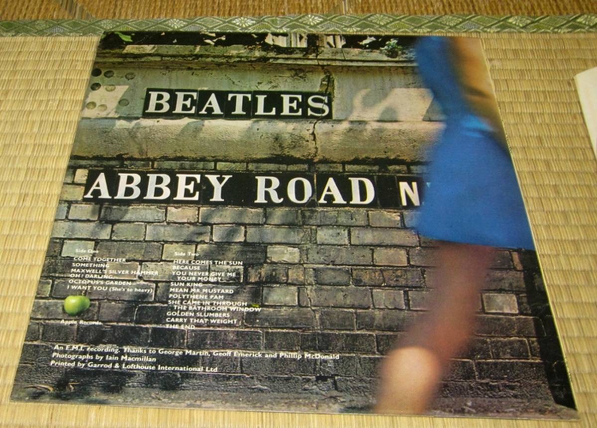 UK盤⁄BEATLES ABBEY ROAD BEATLESビートルズ☆レフトアップルUK盤