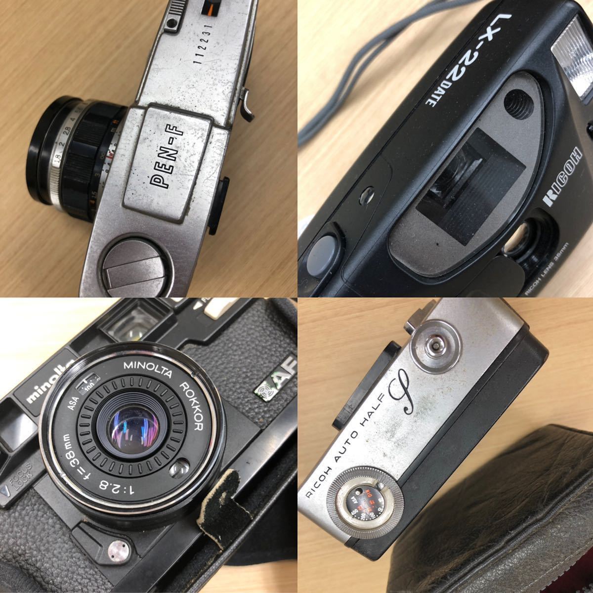 【まとめ売り】フィルムカメラ　キャノン　ミノルタ　オリンパス　4個セット 大量出品 まとめて出品 カメラ キャノン ミノルタ オリンパス など20台