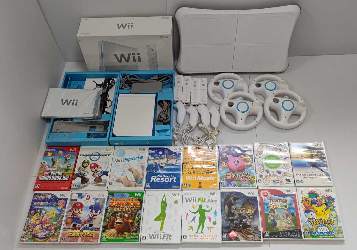 Wii. お得セット Wii | 外箱付きセット Wiiセット ゲームソフト - 本体のみ 任天堂 U