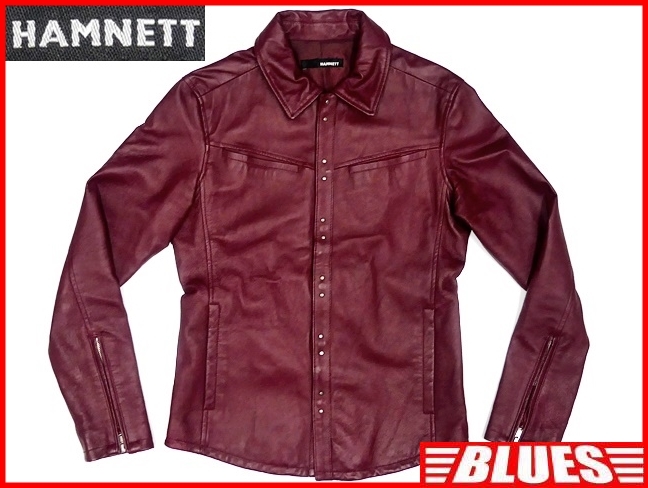 キャサリン ハムネット レザージャケット 美品 HAMNETT キャサリンハム