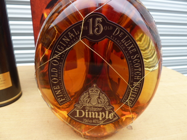 DIMPLE JOHNNIE WALKER Glenfiddich　スコッチ ウイスキー 3本 まとめて - Dimple Year Spring Cap Malt