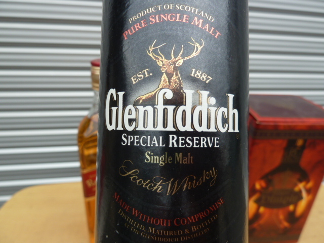 DIMPLE JOHNNIE WALKER Glenfiddich　スコッチ ウイスキー 3本 まとめて - Dimple Year Spring Cap Malt