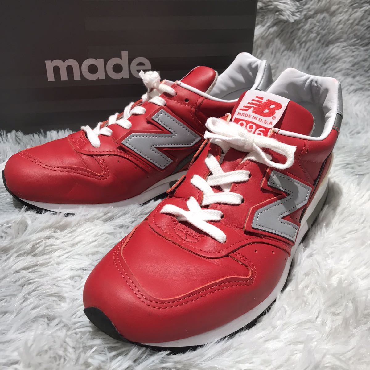 M996NCA BALANCE USA USA製 Leather M996 Red Balance New NEW レザー 