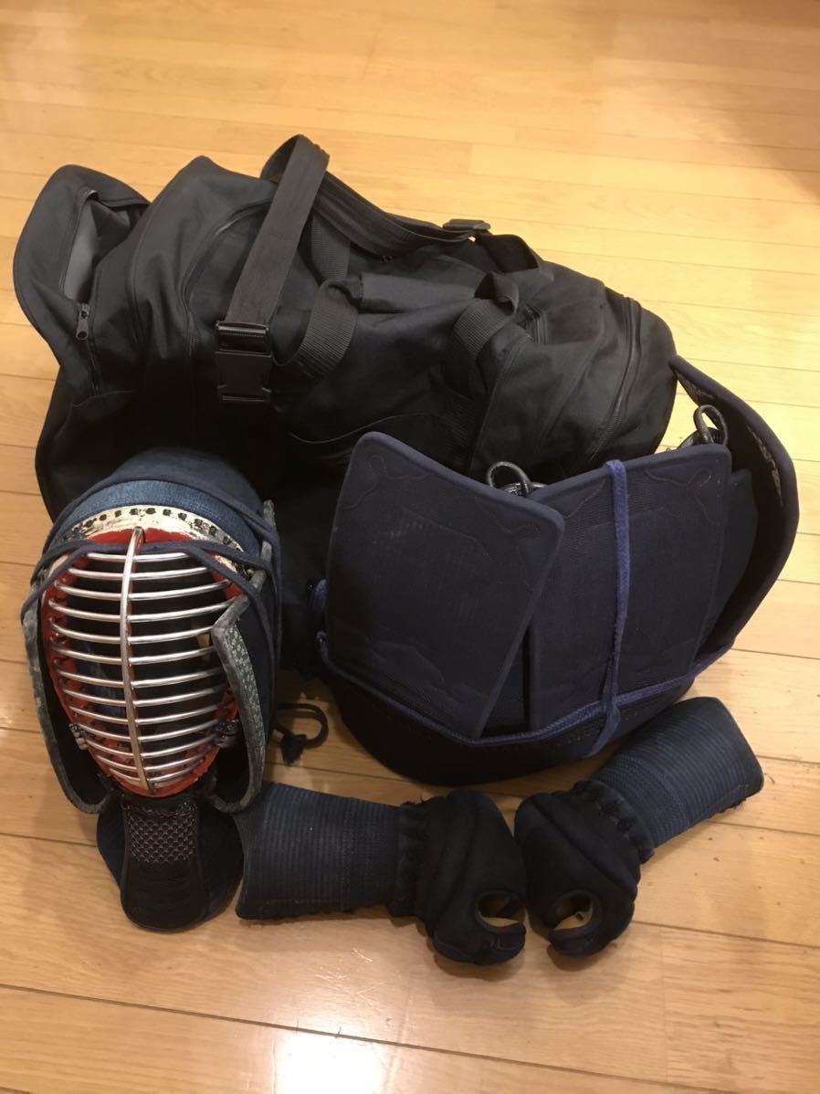 剣道防具　★５点セット【面　胴　垂れ　籠手　防具バック】★　☆高校生～大人用☆_1