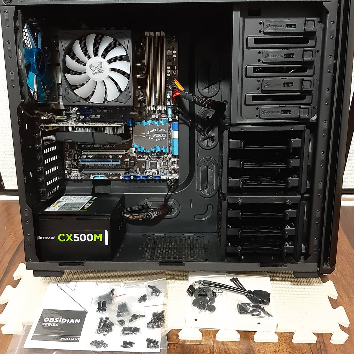 i7-2600K GTX750Ti Obsidian 550D 自作PCの余ったパーツセット
