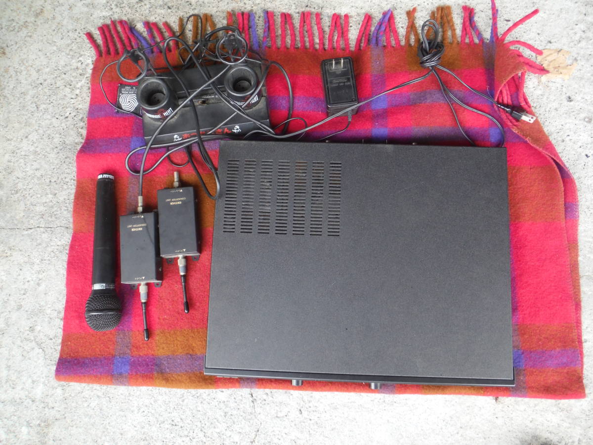 BMB ワイヤレスマイク WM-860 美品 電波式ワイヤレスマイク WT-8000 WM