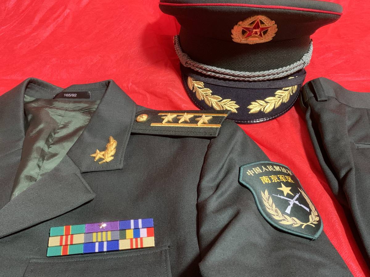 制帽 : 軍服 (中華人民共和国) - Wikipedia 陸軍 春秋 大校 87式将校用 
