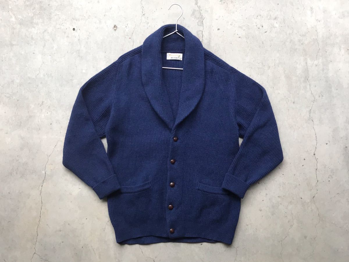 BEAMS PLUS別注 スコットランド製 WILLIAM LOCKIE ショールカラー 