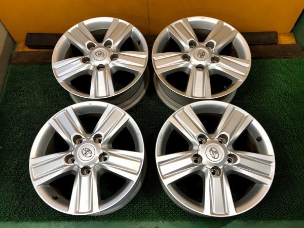 ランクル200 トヨタ純正 アルミホイール 18インチ 4本 8.0J ET60 5H
