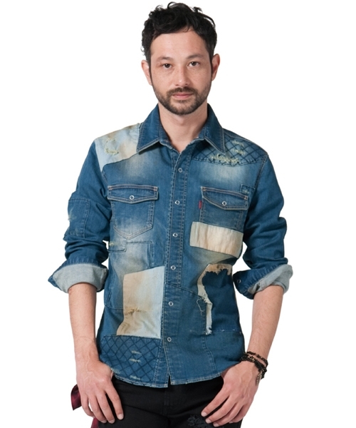glamb グラム デニムシャツ トップス Indigo 2（美品！glamb グラム 