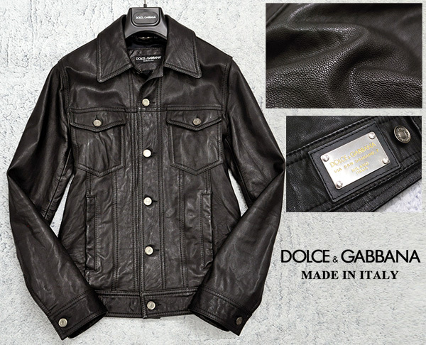 圧巻の高級感！定価30万円 美品 ドルチェ＆ガッバーナ DOLCE＆GABBANA 