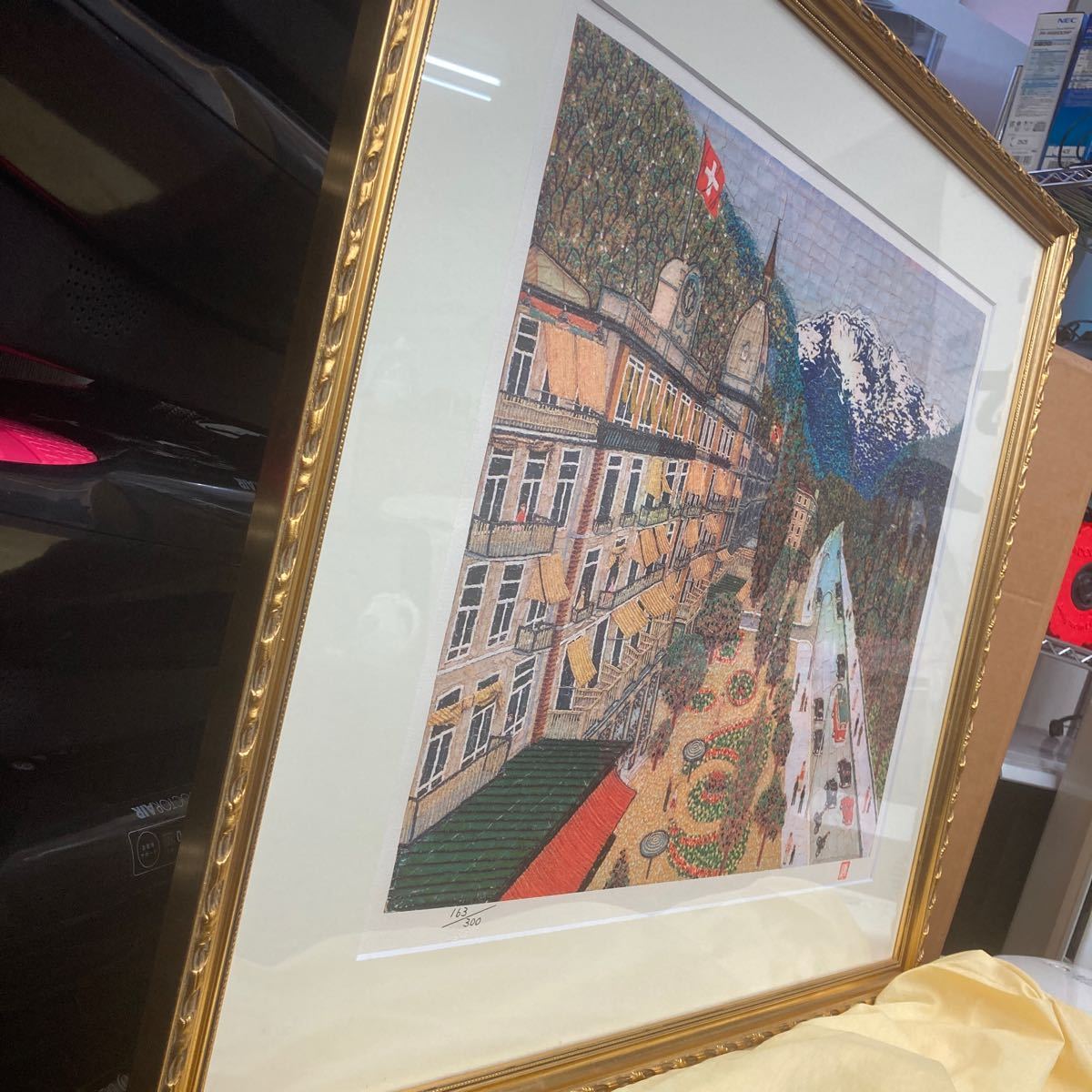 売り大阪 300部限定！！絵画 山下清 スイスの旅 私の美術館 フレーマーの店