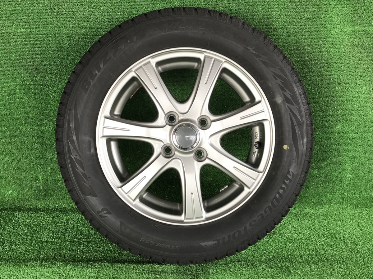 ☆14インチ スタッドレスタイヤ・アルミホイール 4本セット 14×4.5J 4 