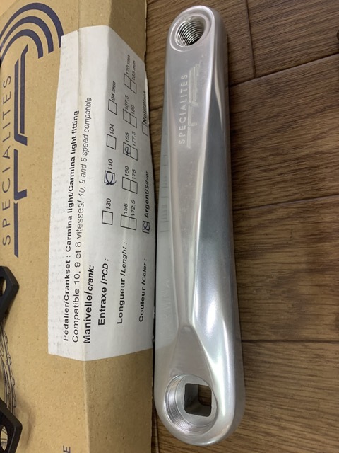 ◇TA クランク 165mm ビンテージ◇S508 TA SPECIALITES クランクセット