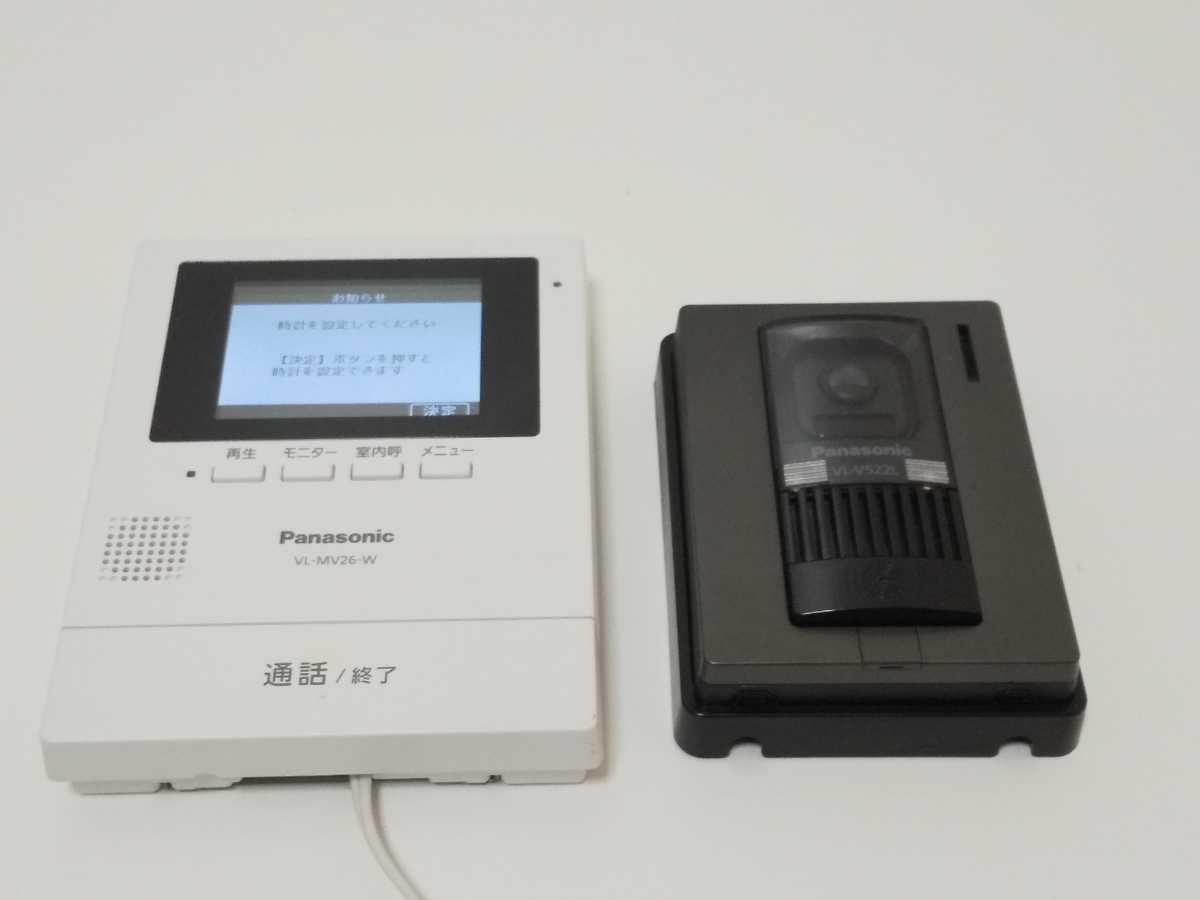 最安値，安い パナソニック Panasonic インターホン/ドアホン VL-MV26-W VL-V522L(インターホン、ドアホン)｜売買されたオークション情報、yahooの商品情報をアーカイブ公開 - オークファン インターホン、ドアホン