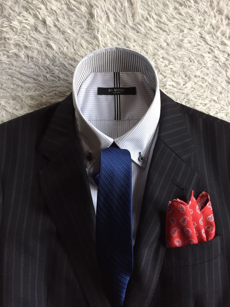 極上パープル裏地☆人気ポールスミスロンドン×ゼニア生地【Paul Smith