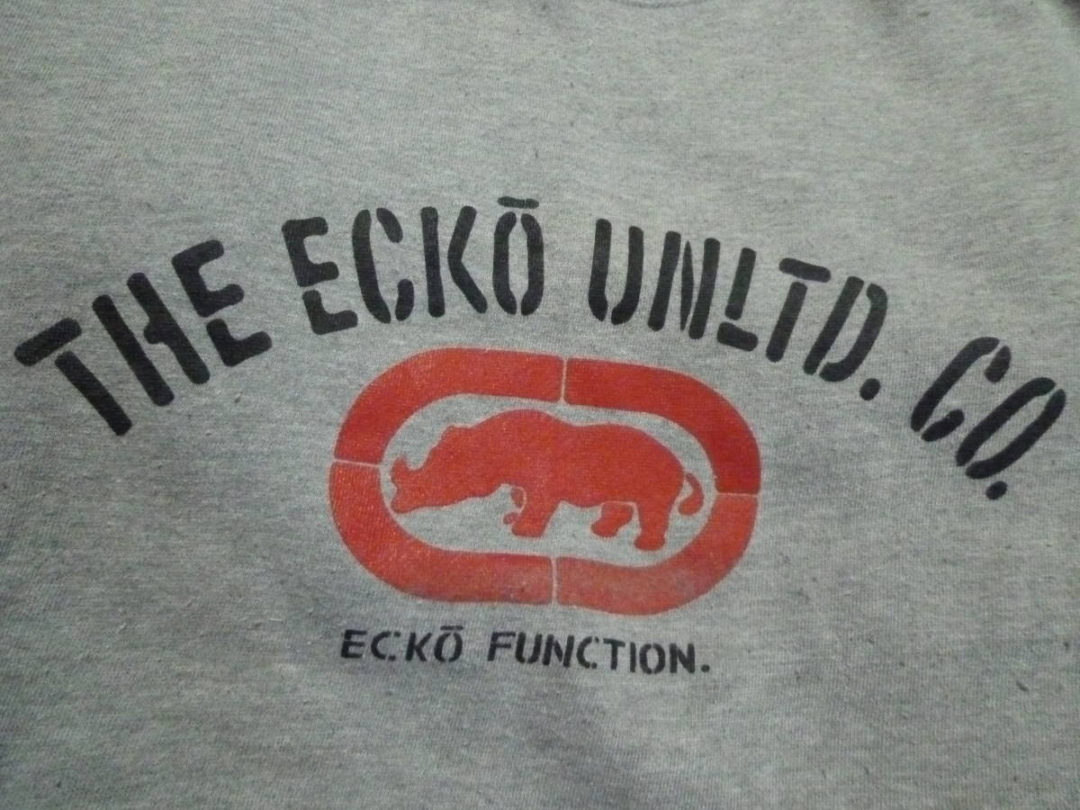 ECKO FUNCTION（ エコー ）☆サイのワッペン・ロゴプリント入り 