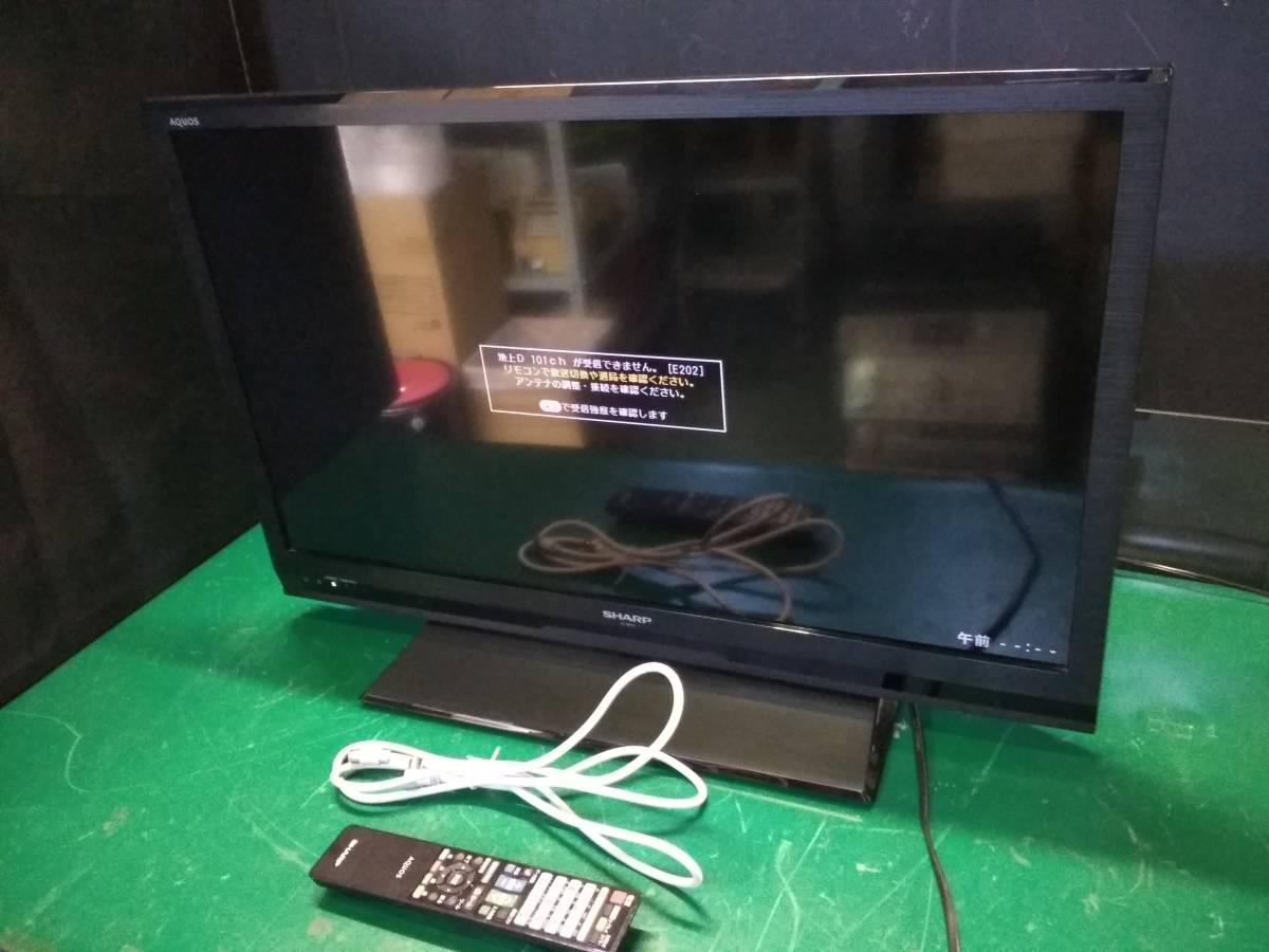 格安，セール SHARP シャープ 液晶テレビ AQUOS アクオス LC-32H10 2014年製 薄型テレビ 32インチ アンテナケーブル リモコン B-CASカード付き /3(液晶)｜売買されたオークション情報、yahooの商品情報をアーカイブ 液晶