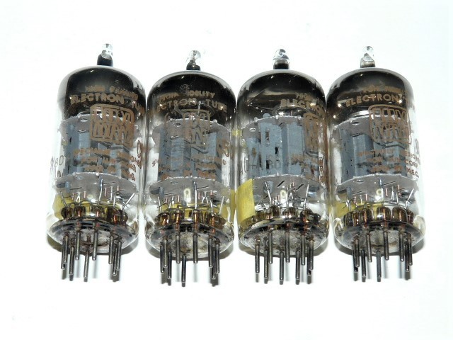 □LUXMAN ラックスマン 12AU7A 真空管 4本セット 未使用 LUXMAN