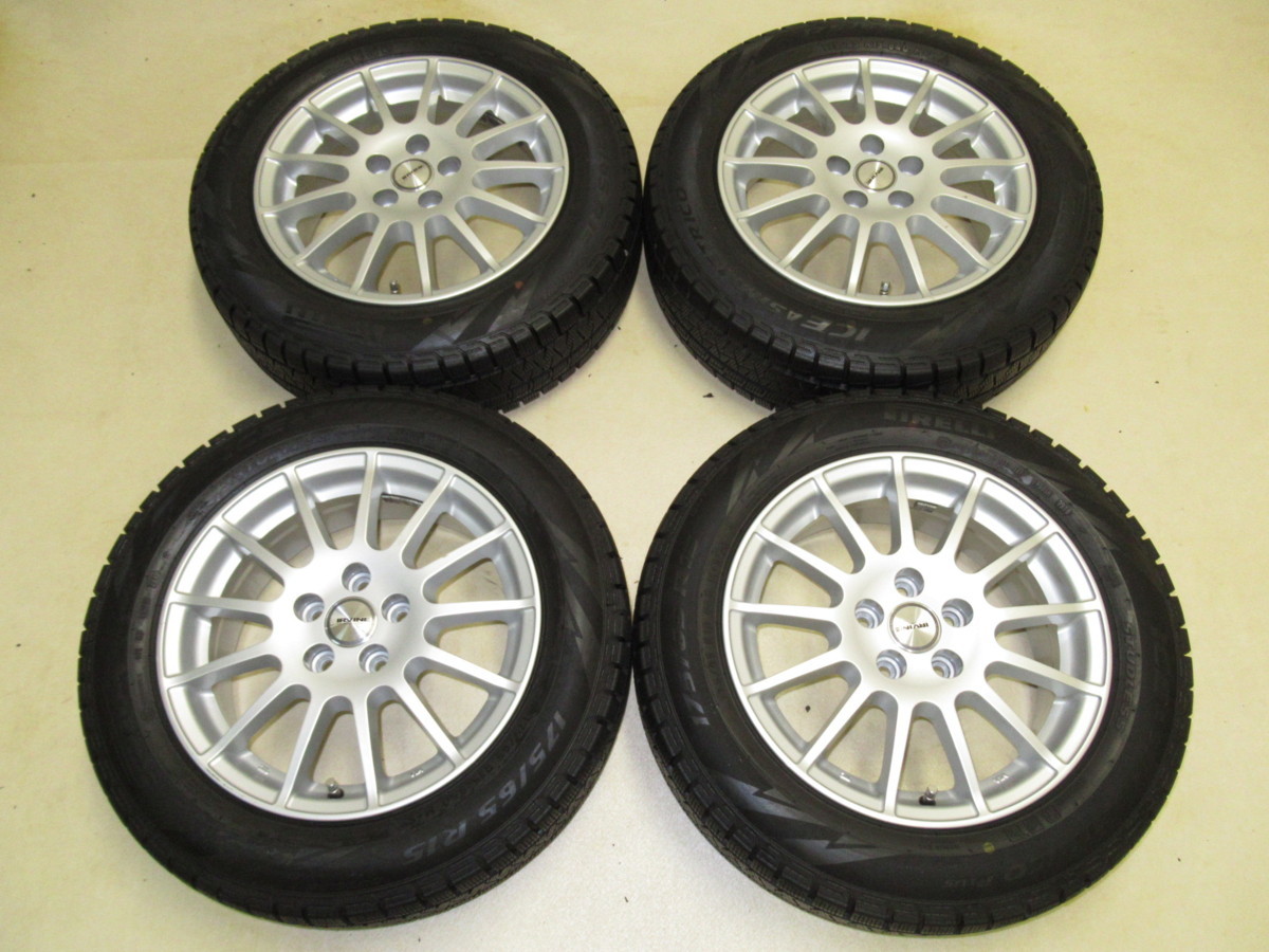 1円スタート売切り！Weds IRVINE F01 6J-15 off+38 pcd100/5H 175 