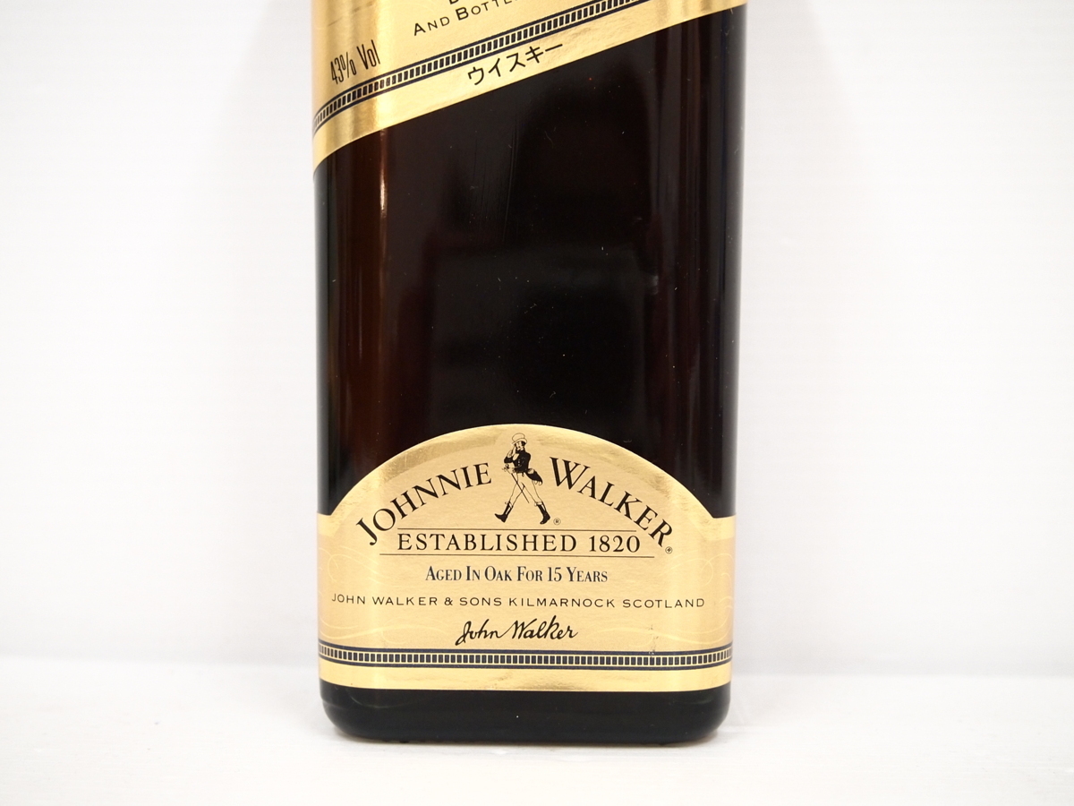 Johnnie Walker GOLD 18 ジョニーウォーカー ゴールドラベル 15年
