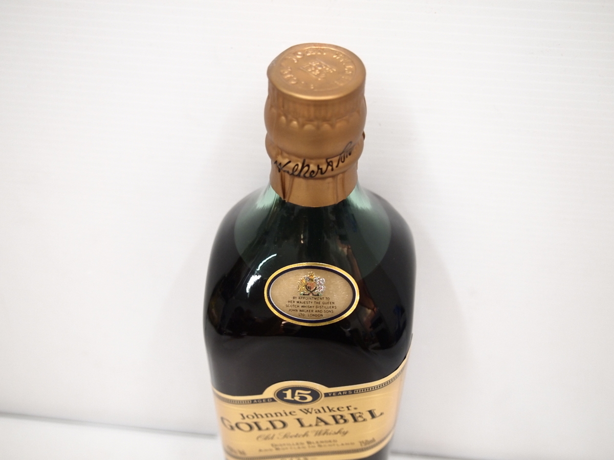 Johnnie Walker GOLD 18 ジョニーウォーカー ゴールドラベル 15年