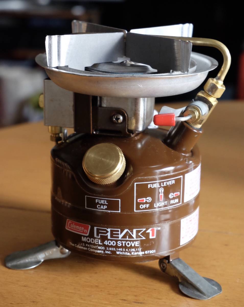 Coleman☆PEAK1 コールマン ピーク1 MODEL 400 2レバー 81年12月 極上