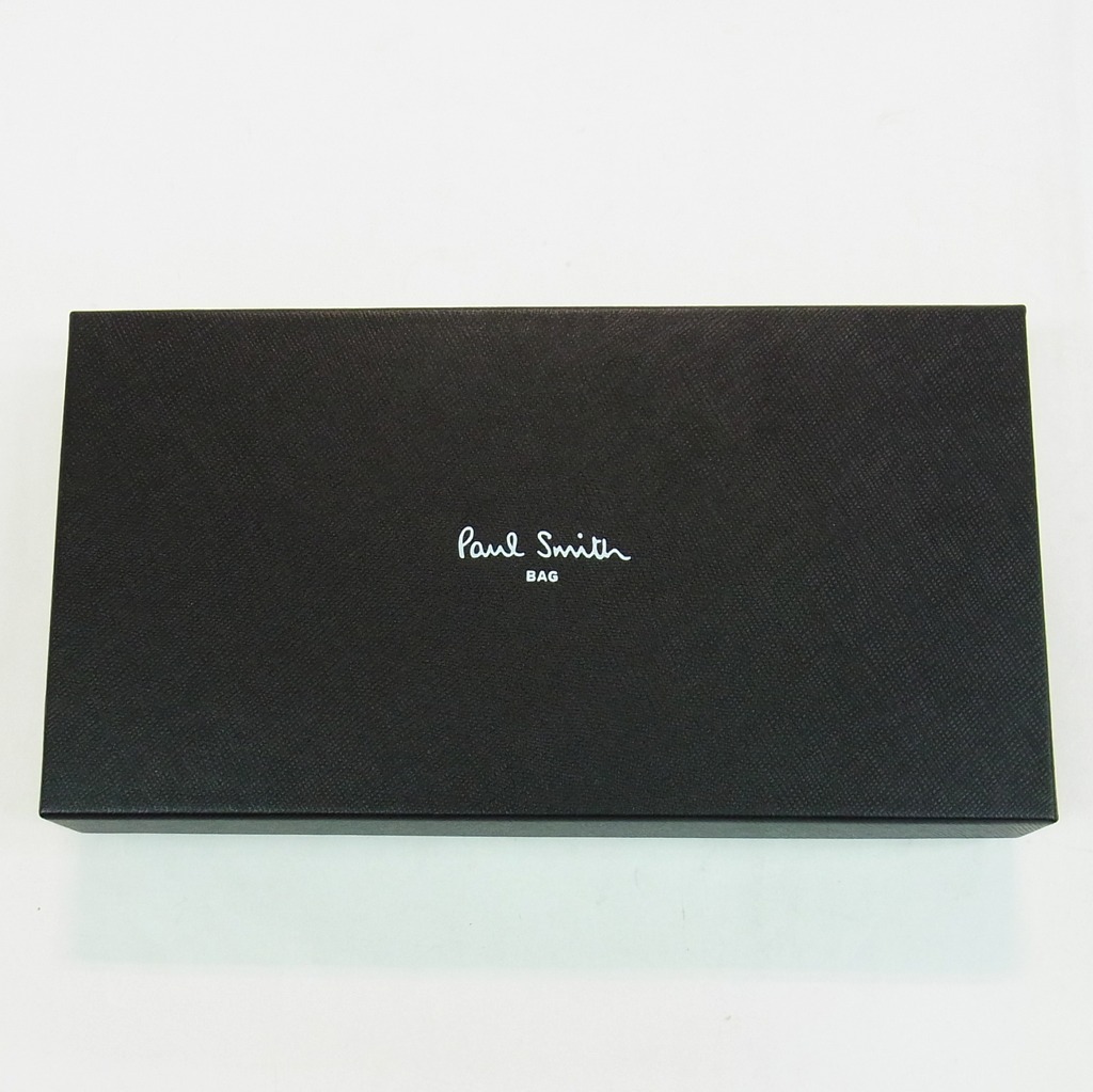 ポールスミス 長財布 Paul Smith ラウンドジップ 財布 サフィアノ中