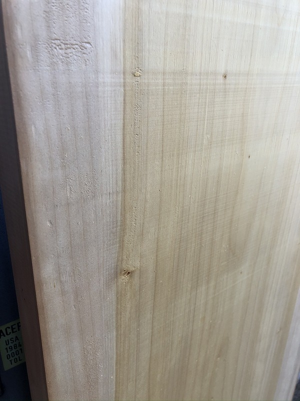 【超激得，低価】 【W166】銀杏 いちょう 一枚板 材料 天然木 材木 希少材 レア DIY 木材 素材 端材 無垢 乾燥材 銘木 まな板 ～990×447×～44《鬼童銘木》