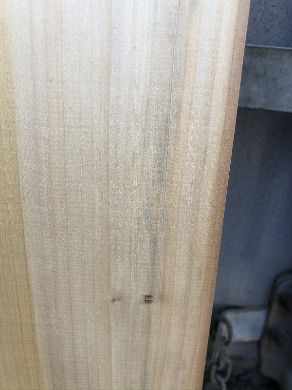 【超激得，低価】 【W166】銀杏 いちょう 一枚板 材料 天然木 材木 希少材 レア DIY 木材 素材 端材 無垢 乾燥材 銘木 まな板 ～990×447×～44《鬼童銘木》